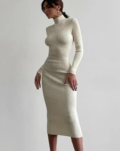 Robe blanche hiver Blanc / S