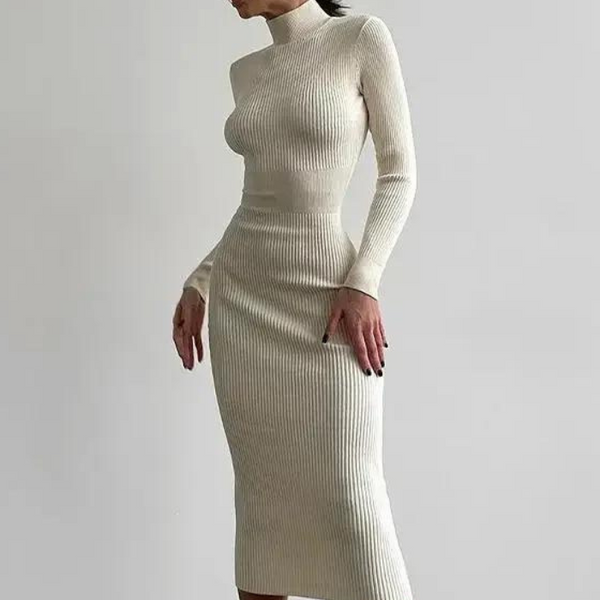 Robe blanche hiver Blanc / S