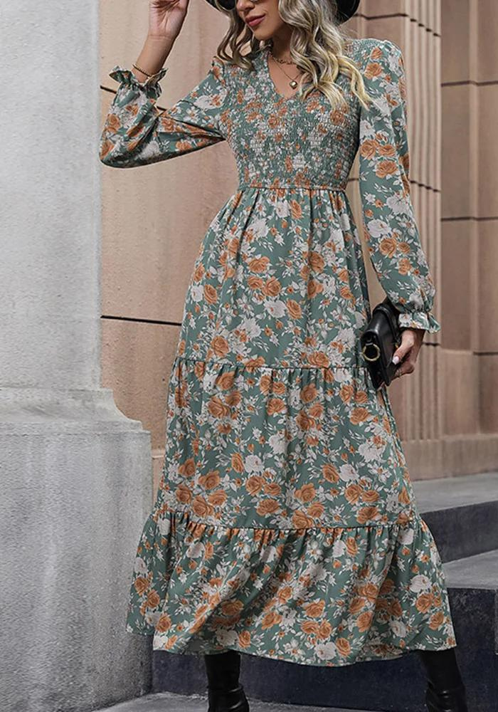 Robe Longue Fluide Hiver Robe Hiver Avec La Robe Robe Longue Hiver