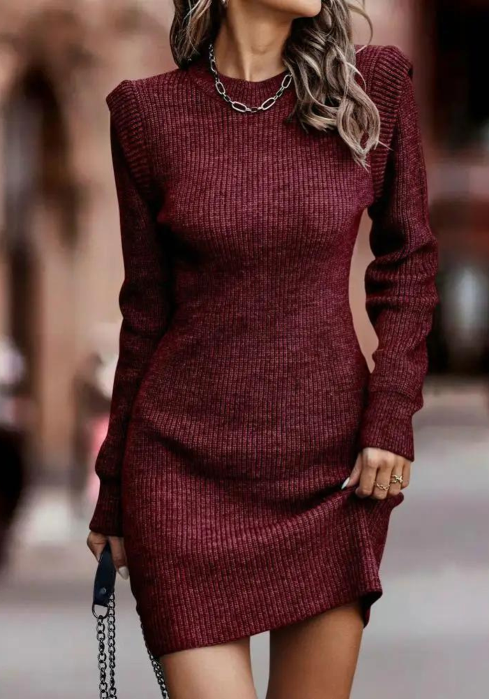 Robe bordeaux hiver Robe d Hiver