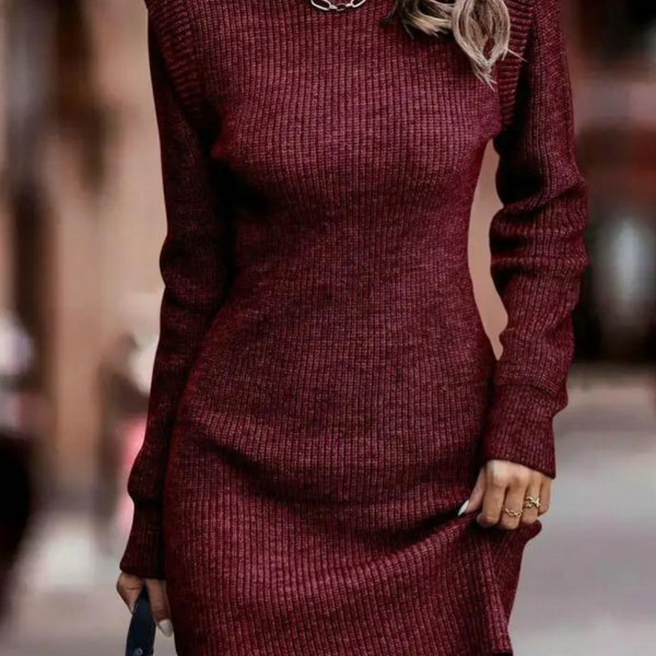 Robe bordeaux hiver Rouge / S