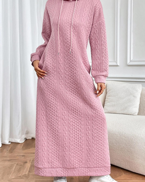 Robe hiver à capuche