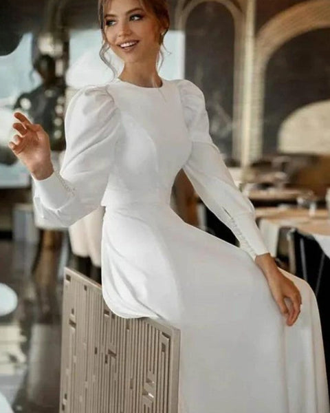 Robe mariage civil hiver