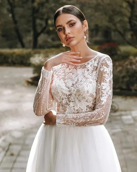 Robe Mariage Fleurie Hiver