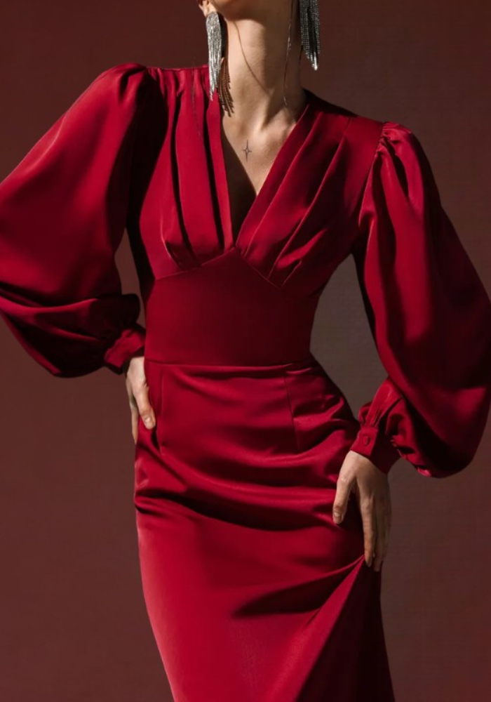 Robe rouge hiver Robe d Hiver