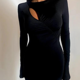 Robe automne hiver Noir / S