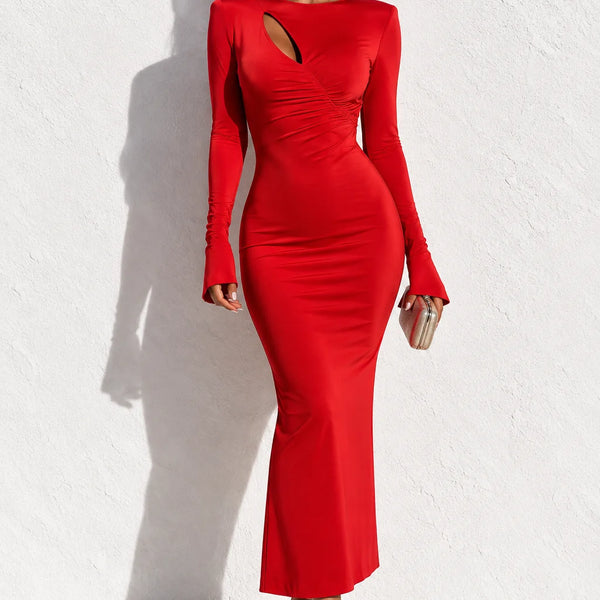 Robe automne hiver Rouge / S