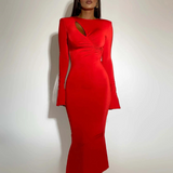 Robe automne hiver Rouge / S