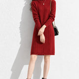 Robe beige hiver Rouge / S