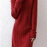 Robe beige hiver Rouge / S