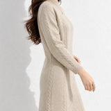 Robe beige hiver