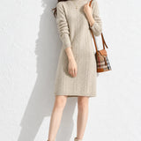 Robe beige hiver Beige / S