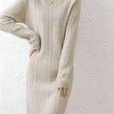 Robe beige hiver