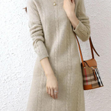 Robe beige hiver Beige / S