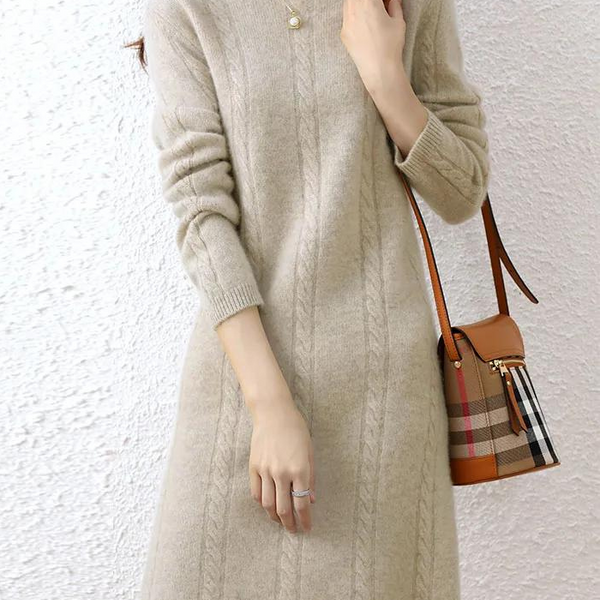 Robe beige hiver Beige / S