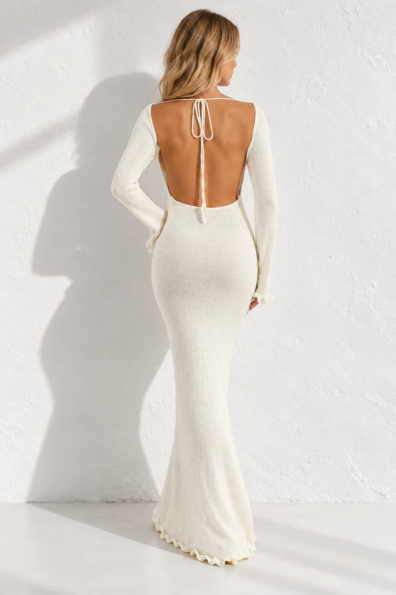 Robe dos nu hiver