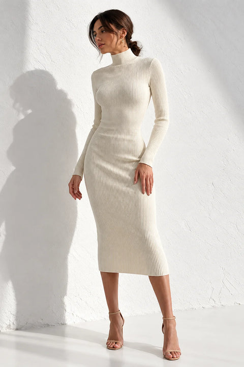 Robe blanche hiver Blanc / S