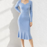 Robe bleu hiver Bleu / S