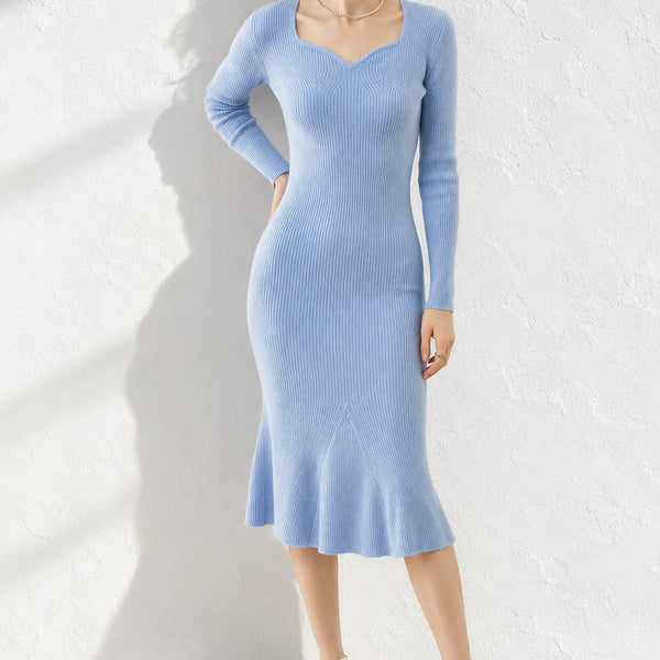 Robe bleu hiver Bleu / S