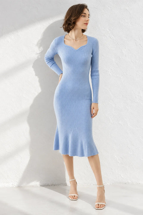 Robe bleu hiver Bleu / S