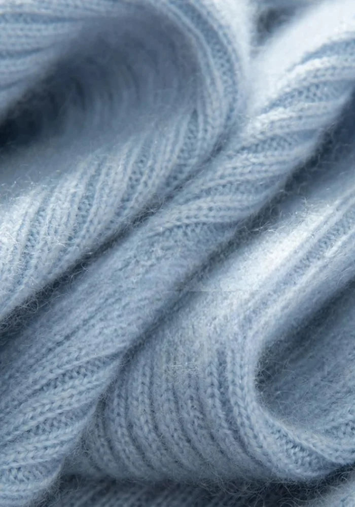 Robe bleu hiver laine