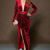 robe-chaude-hiver-femme Rouge / S