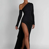 Robe cocktail hiver longue