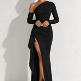 Robe cocktail hiver Noir / S