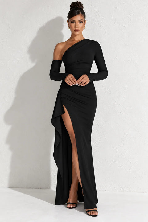 Robe cocktail hiver Noir / S