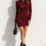 Robe bordeaux hiver Rouge / S