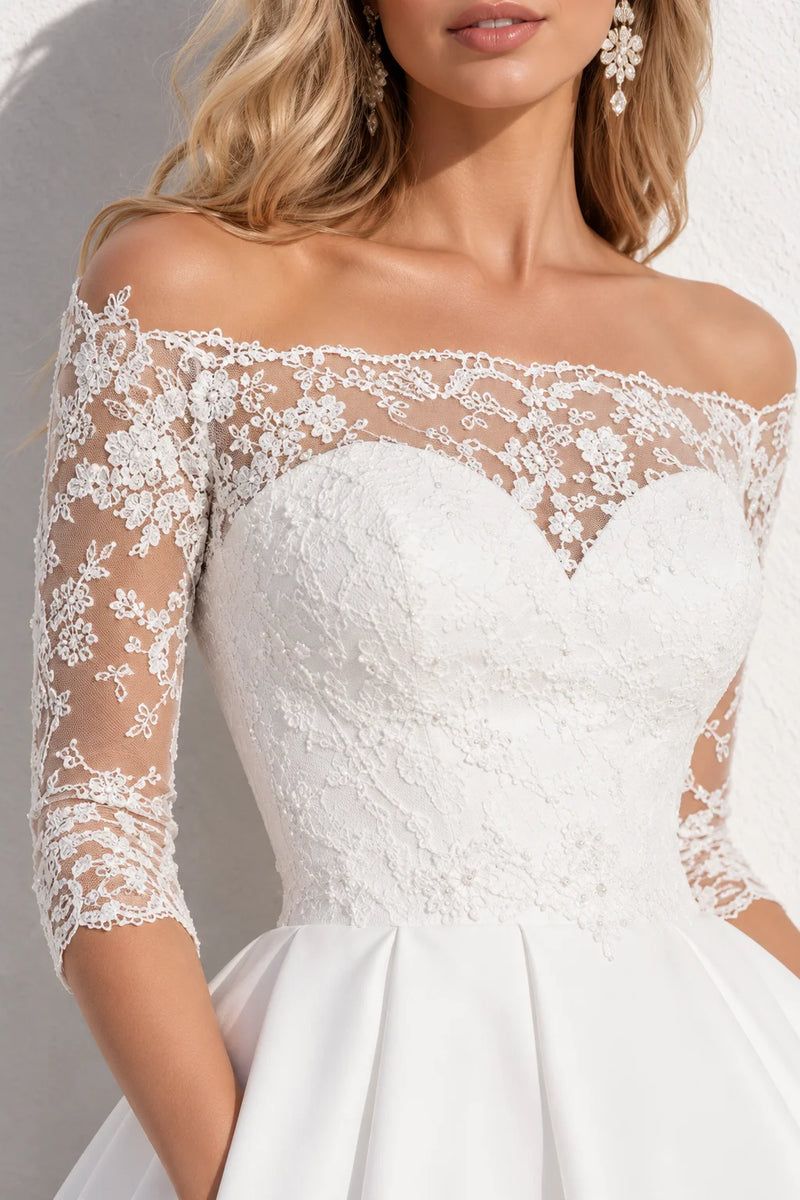 Robe courte mariage hiver 2025
