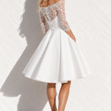 Robe courte mariage hiver 2025