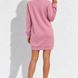 Robe rose hiver