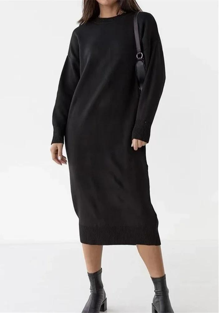 robe-dhiver-manche-longue-2023 Noir / Taille unique