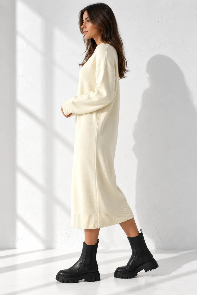 Robe d’hiver manche longue 2026