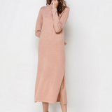 robe-en-laine-hiver Rose / S