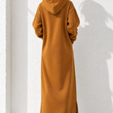 Robe hiver à capuche