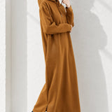 Robe hiver à capuche