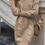 Robe grise hiver Beige / S