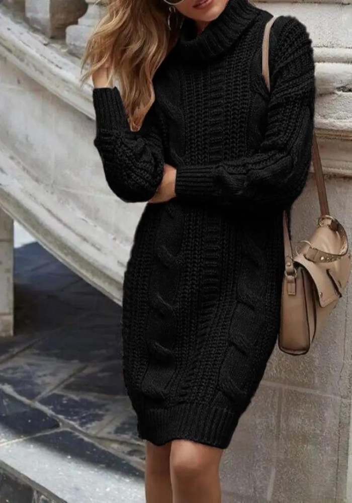 Robe grise hiver Noir / S