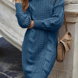 Robe grise hiver Bleu / S