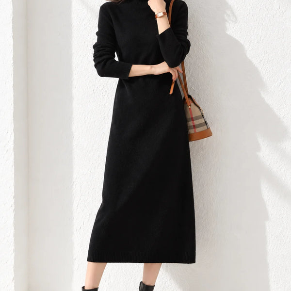 Robe noire hiver Noir / S